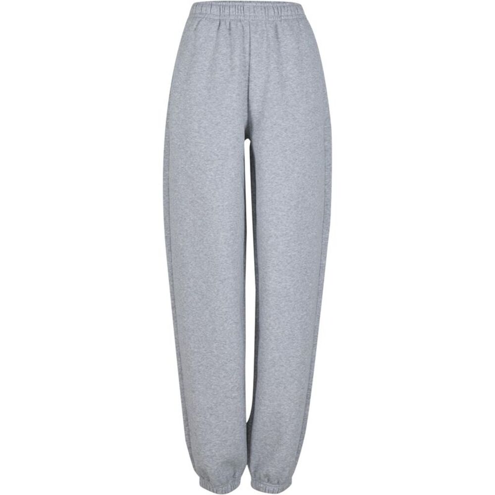 Build Your Brand Womens/Ladies Fluffy Sweatpants / Heather Grey